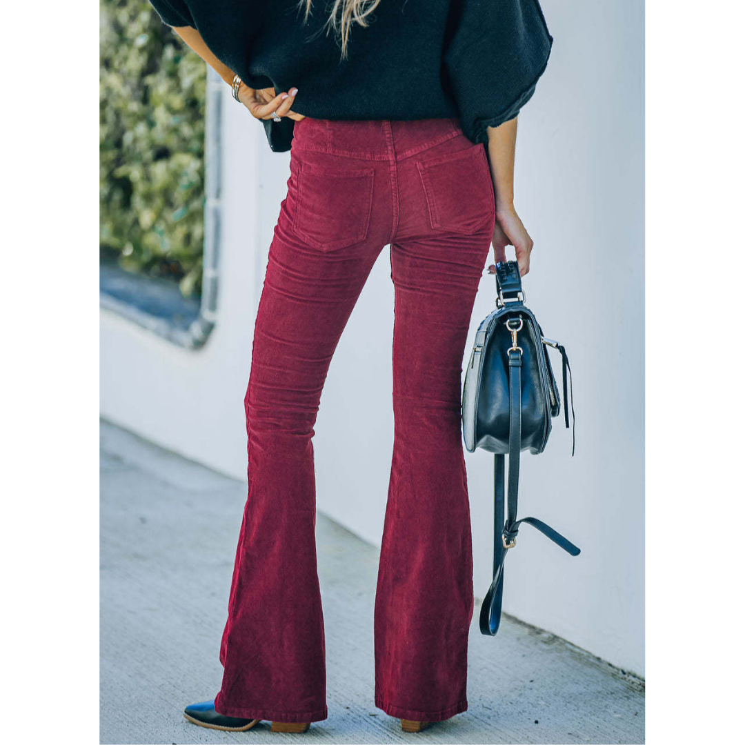 Chloe™ - Corduroy Flare Pants