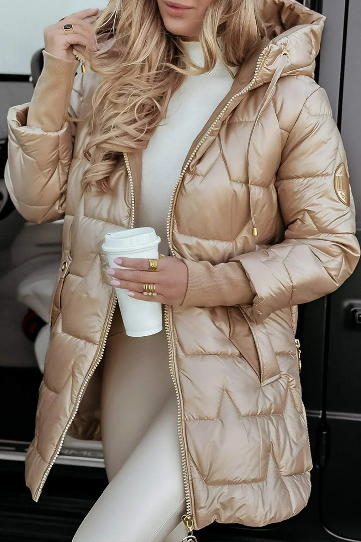 Nicole™ - Elegant Winter Coat with Hood and Padding