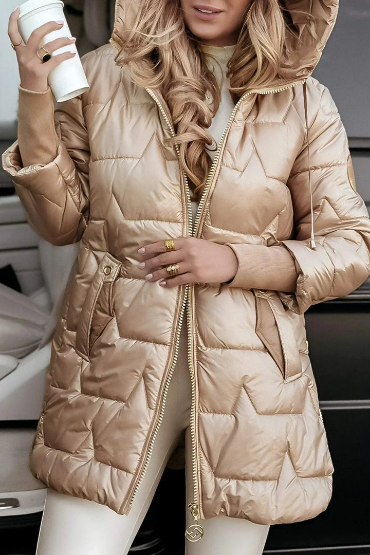 Nicole™ - Elegant Winter Coat with Hood and Padding