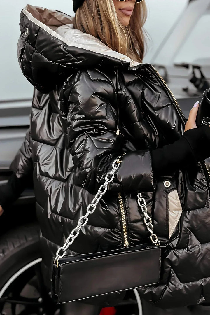 Nicole™ - Elegant Winter Coat with Hood and Padding