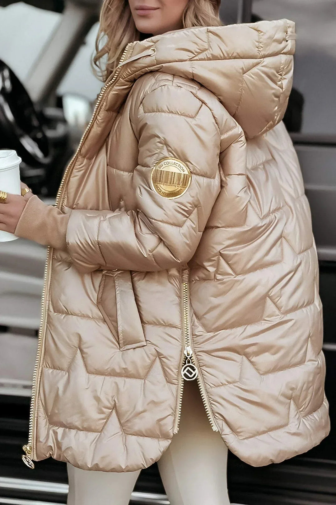 Nicole™ - Elegant Winter Coat with Hood and Padding