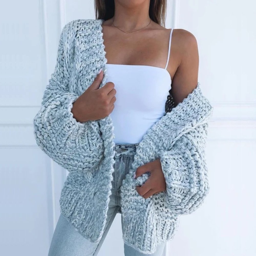 Eleanor™ - Chunky Knit Relaxed Cardigan