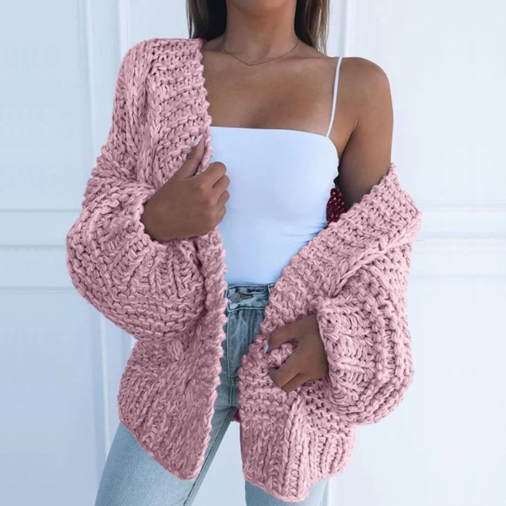 Eleanor™ - Chunky Knit Relaxed Cardigan