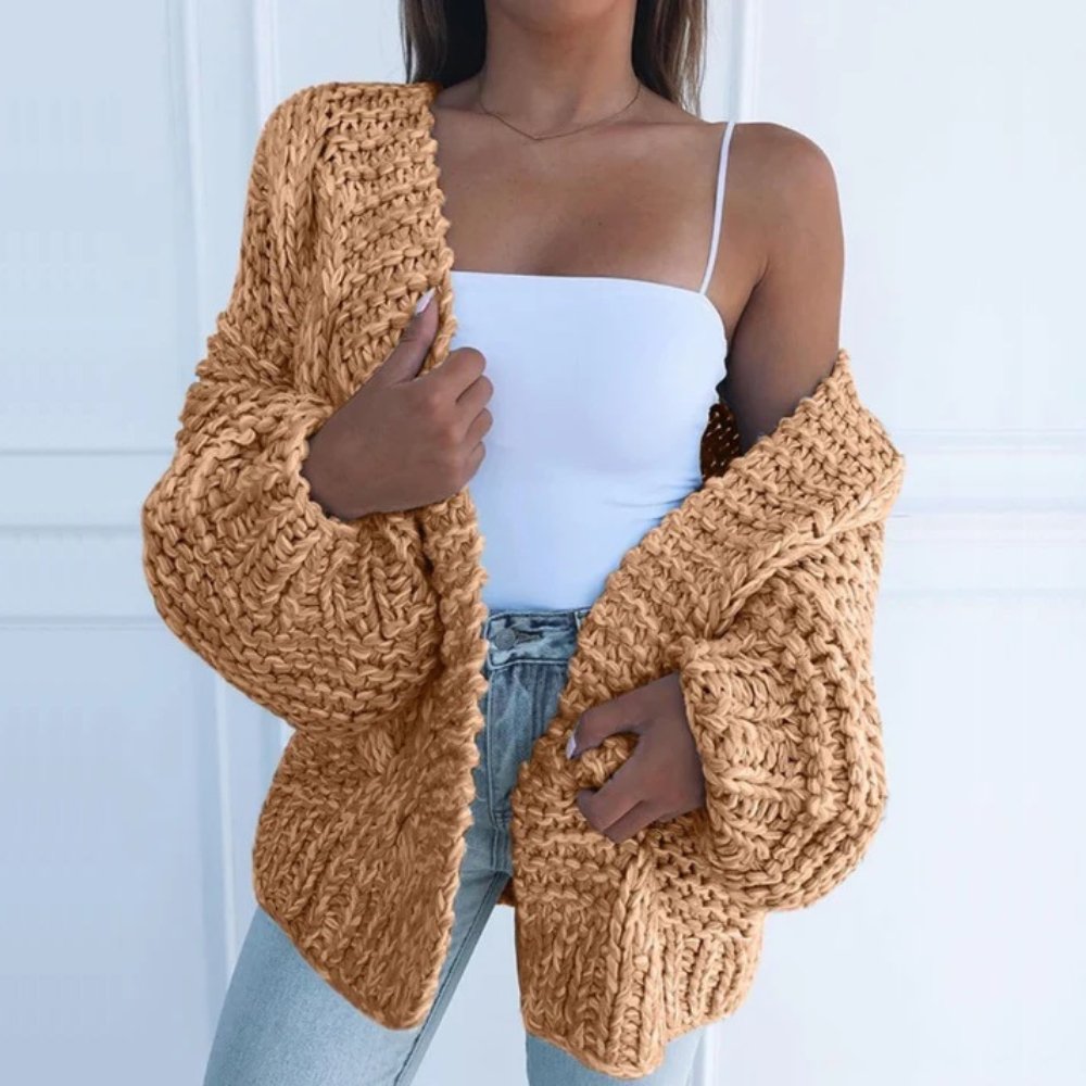 Eleanor™ - Chunky Knit Relaxed Cardigan